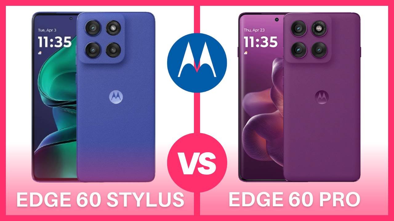 Motorola Edge 60 Stylus vs Motorola Edge 60 Pro